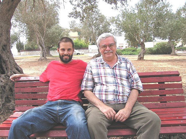 Abe & Barry in the park, September 2006